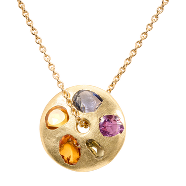 Blossom Crush Peek-a-Boo Spinner Necklace - 12106